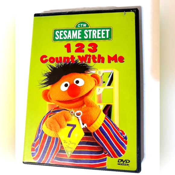 1999 SESAME STREET 1 2 3 Count with Me...Erie, Elmo and more DVD!! - Picture 1 of 6